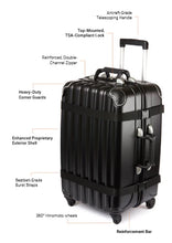 Load image into Gallery viewer, VinGardeValise® Piccolo 5 Bottle Wine Travel Suitcase
